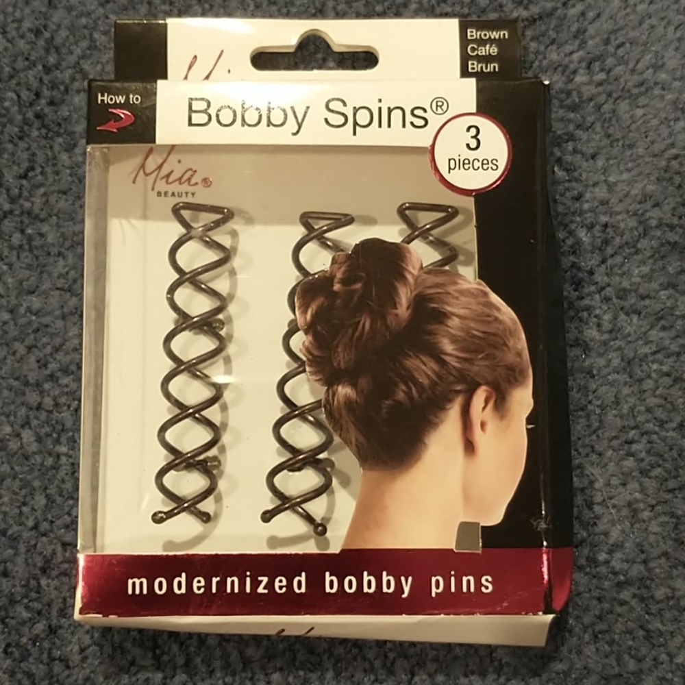 Bobby spins modernized bobby pins for bun